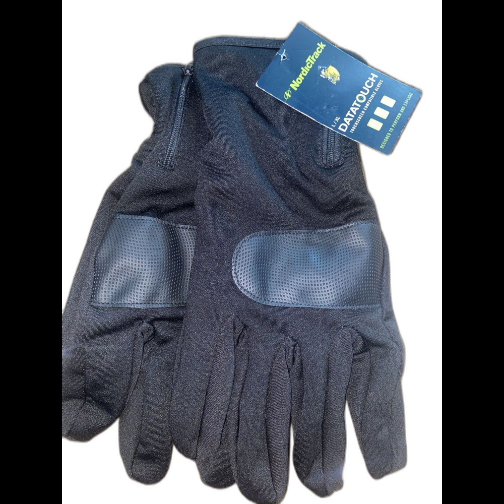Men's NordicTrack Gloves Black Size L/ XL Datatouch